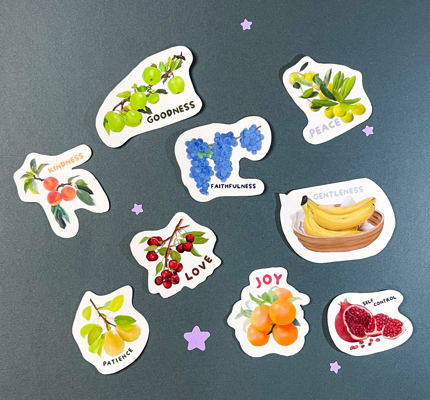 "Fruit of the Spirit" Vinyl Sticker Pack