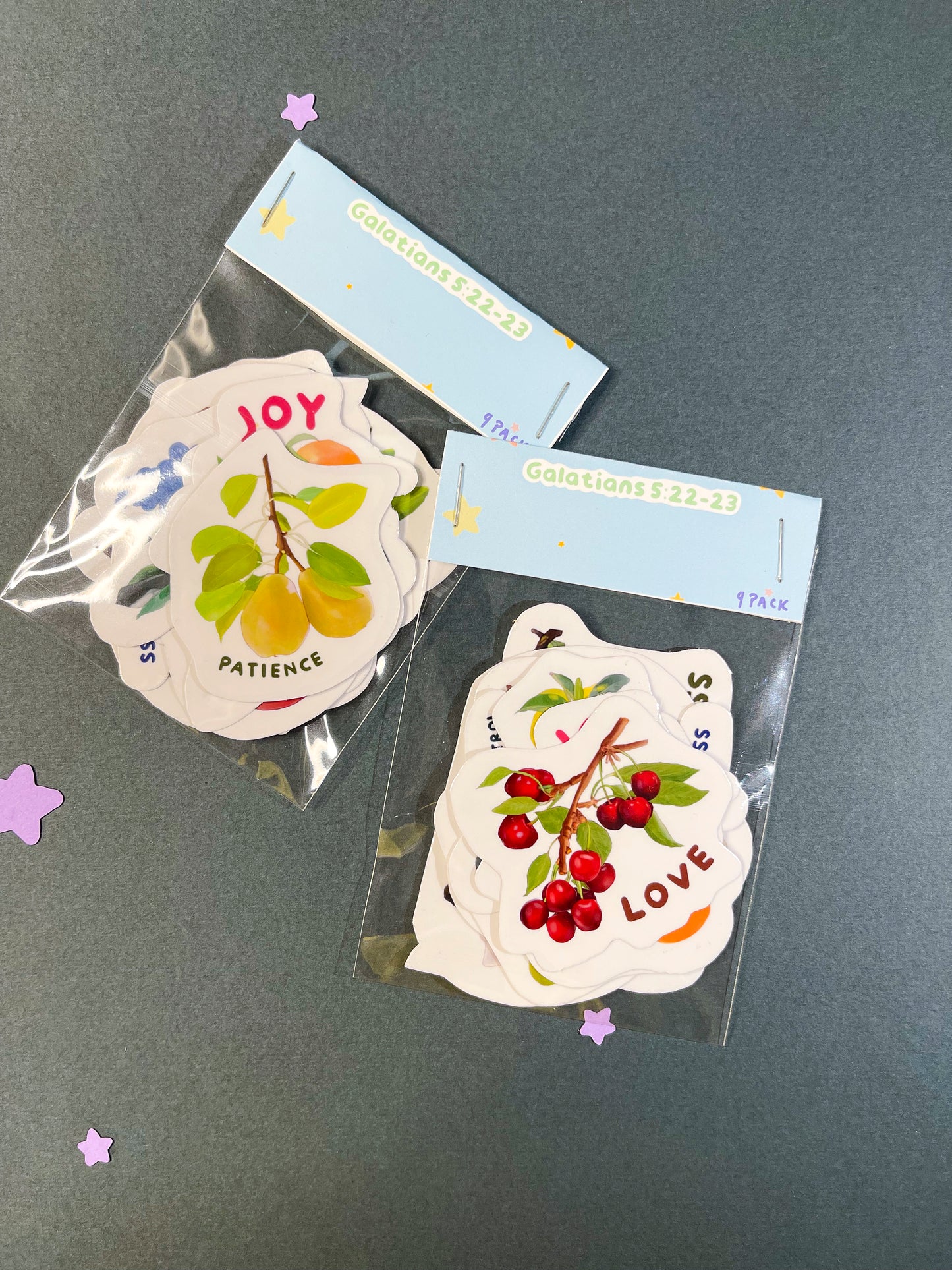 "Fruit of the Spirit" Vinyl Sticker Pack
