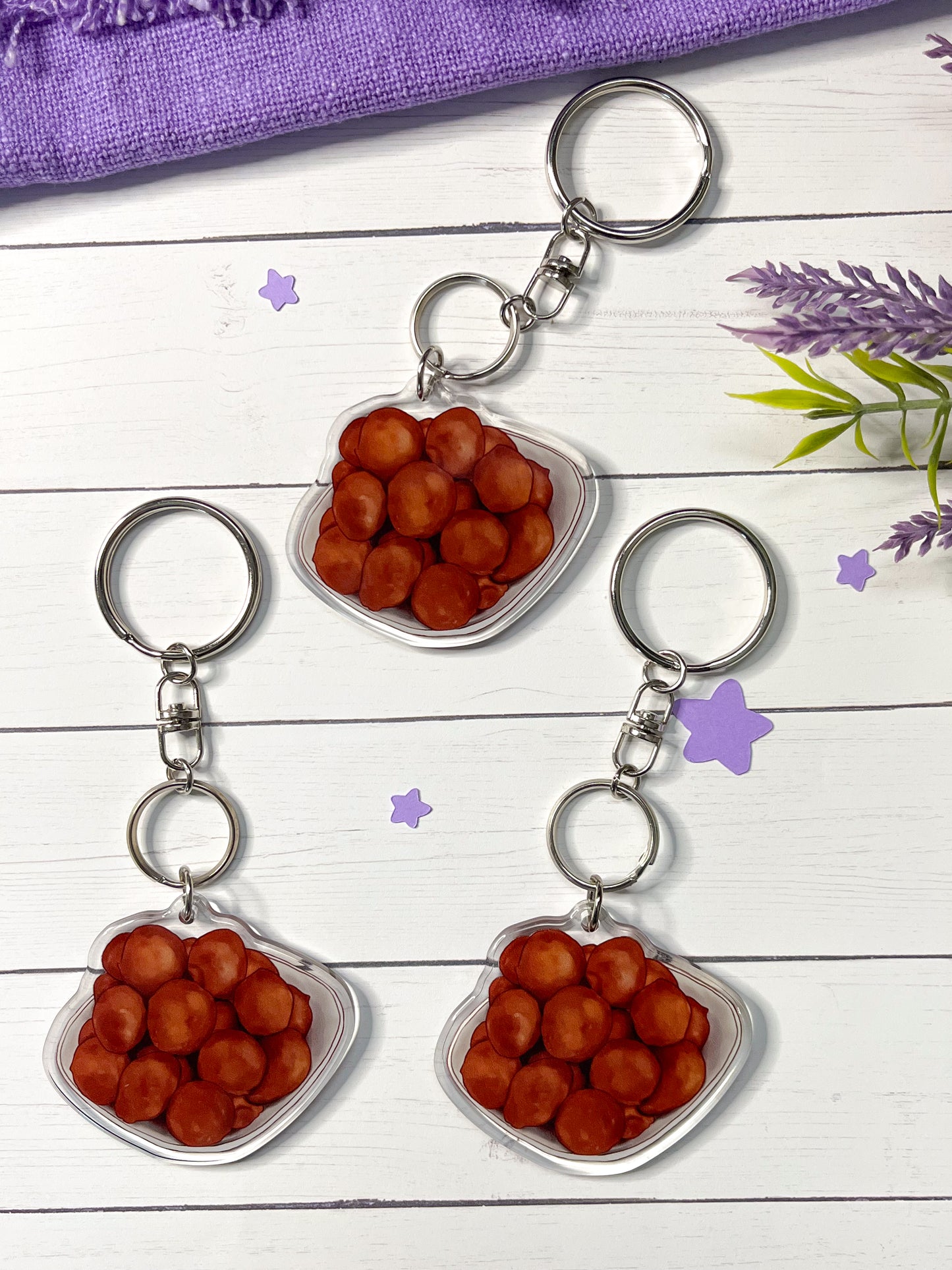 "Kala or Puff-puff" Acrylic Keychain