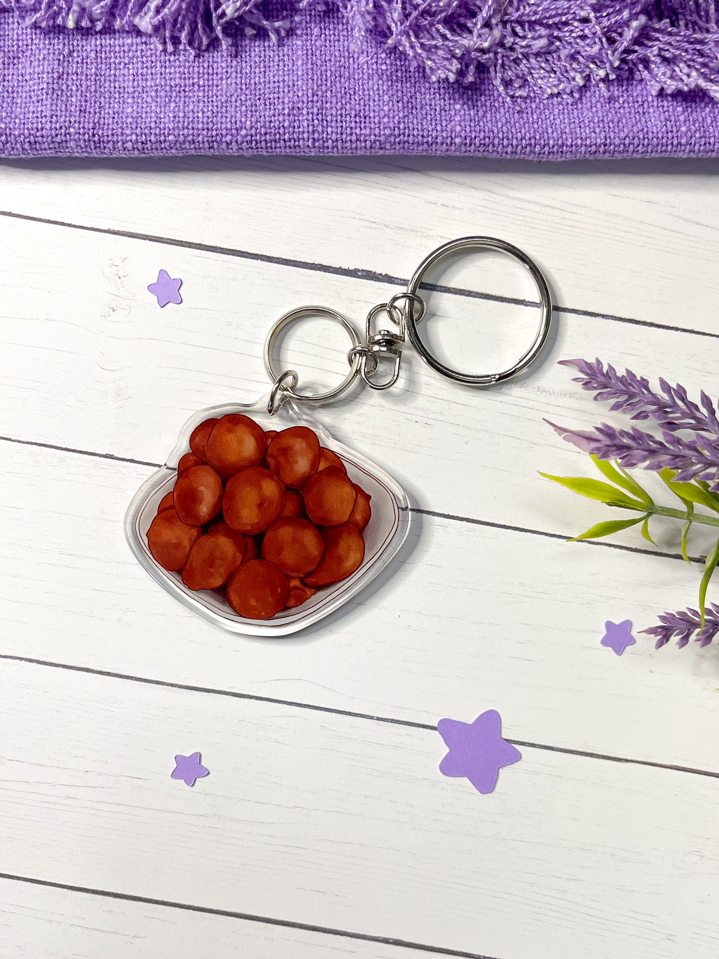 "Kala or Puff-puff" Acrylic Keychain